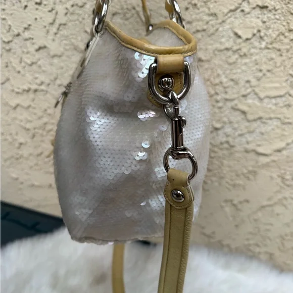 Coach poppy rocker opal sequins satchel crossbody